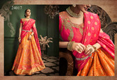 Designer Orange and gold premium lehenga choli