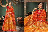 Designer Orange Maroon and gold premium lehenga choli