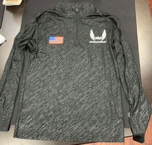 USA Track and Field Dri-Fit Quarter Zip (Patterned)