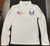 USA Track and Field Dri-Fit Metallic Quarter Zip (White)
