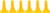 Agility Cones - Yellow (Set of 6)