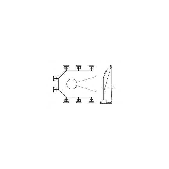 NCAA Portable Discus Cage