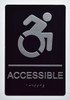 Braille sign BLACK