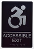 Braille sign BLACK