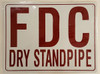 FDC DRY STANDPIPE Signage