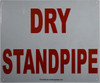 DRY STANDPIPE  Fire Dept Sign