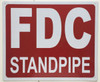 SIGN FDC STANDPIPE