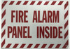 FIRE ALARM PANEL INSIDE   BUILDING SIGNAGE