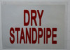 SIGN DRY STANDPIPE  (STICKER )