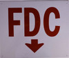 BUILDING SIGNAGE FDC DOWN