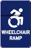 WHEELCHAIR RAMP - The Pour Tous Blue LINE