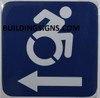 ACCESSIBLE LEFT - The Pour Tous Blue LINE