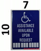 Sign ASSISTANCE AVAILABLE UPON REQUEST