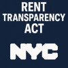 “Rent Transparency Act”  sign