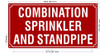 FD COMBINATION SPRINKLER AND STANDPIPE SIGN