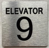 ELEVATOR NUMBER 7 THE PARK AVE LINE SAFETY SIGN