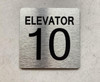 NYC ELEVATOR NUMBER 10 THE PARK AVE LINE SIGN