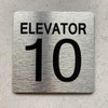 HPD ELEVATOR NUMBER 10 THE PARK AVE LINE SIGN