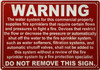WARNING