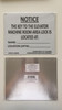 NYC KEY TO ELEVATOR MACHINE ROOM SIGN