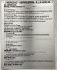 HPD EMERGENCY NOTIFICATION SAFETY SIGNS