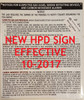 NEW YORK HPD Combined Notice SIGN