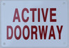 ACTIVE DOORWAY HPD SIGN