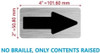 FD ARROW SIGN WITH RAISED LETTERS/IMAGE
