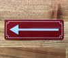 ARROW COMPLIANCE SIGN FOR SPRINKLER SYSTEM