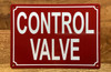 NYC CONTROL VALVE SIGN