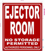 FD EJECTOR ROOM SIGN