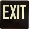 ELEVATOR FLOOR NUMBER THE LEXINGTON AVE LINE (EXIT) SAFETY SIGN