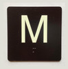 FD ELEVATOR FLOOR NUMBER THE LEXINGTON AVE LINE (M-MEZZANINE FLOOR) SIGN