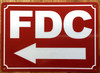 FDC LEFT ARROW SIGN