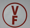 FLOOR TRUSS IDENTIFICATION -TYPE V (STICKER) Fire Dept Sign