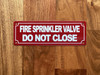 FD FIRE SPRINKLER VALVE