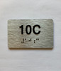 Apartment Number unit 10C Ada Sign