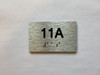 Apartment Number unit 11A  Hpd Sign