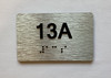 Apartment Number unit 13A Ada Sign