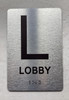 FLOOR L LOBBY Hpd Sign