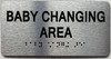 BABY CHANGING AREA Sign