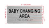 BABY CHANGING AREA Hpd Sign