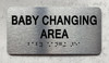 BABY CHANGING AREA Ada Sign