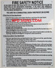 NYC FIRE SAFETY NOTICE