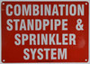 COMBINATION STANDPIPE AND SPRINKLER SYSTEM