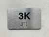 APT# 3K SILVER Hpd Sign