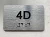 APT# 4D SILVER Compliance Sign