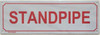 STANDPIPE Signage