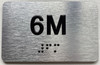 APT# 6M SILVER Sign