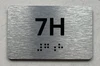 APT# 7H SILVER Ada Sign